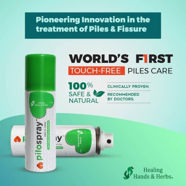PiloSpray Spray for Piles and Fissure Cure_Pioneering Innovation in the treatment of Piles and Fissure