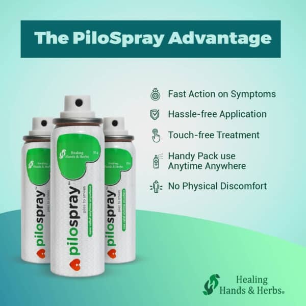 PiloSpray Spray for Piles and Fissure Cure_PiloSpray Advantage